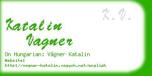 katalin vagner business card