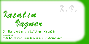 katalin vagner business card